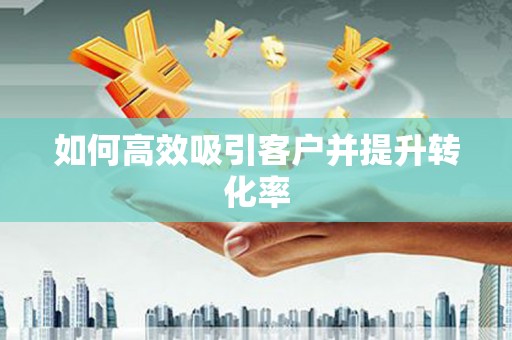 定襄如何高效吸引客户并提升转化率