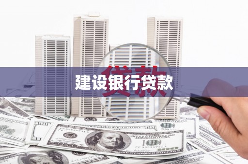 定襄建设银行贷款