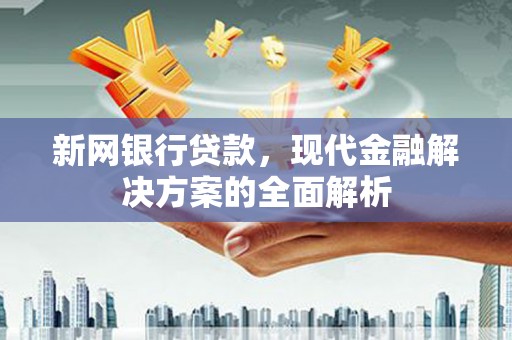定襄新网银行贷款，现代金融解决方案的全面解析