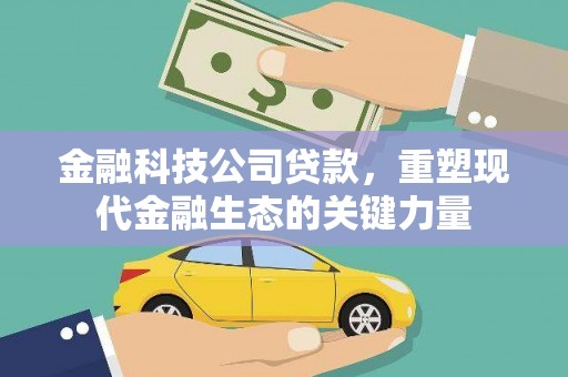 定襄金融科技公司贷款，重塑现代金融生态的关键力量