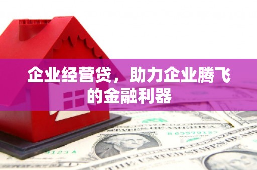 定襄企业经营贷，助力企业腾飞的金融利器