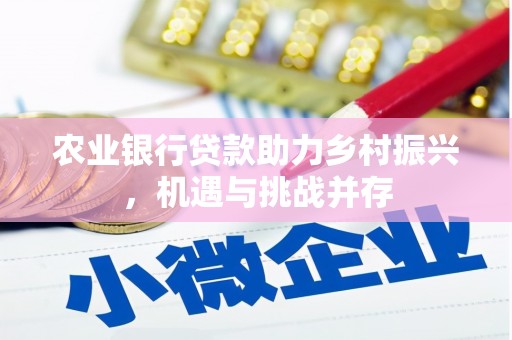 定襄农业银行贷款助力乡村振兴，机遇与挑战并存