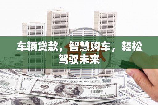 定襄车辆贷款，智慧购车，轻松驾驭未来