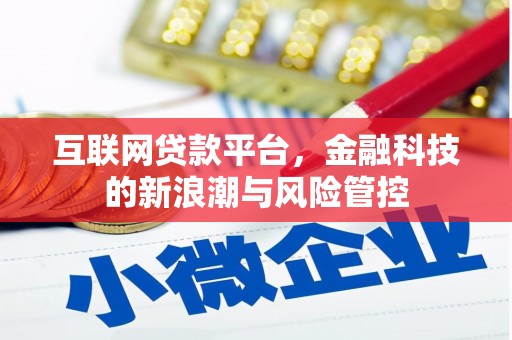 定襄互联网贷款平台，金融科技的新浪潮与风险管控