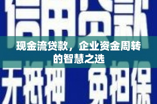 定襄现金流贷款，企业资金周转的智慧之选