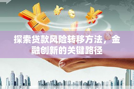 定襄探索贷款风险转移方法，金融创新的关键路径
