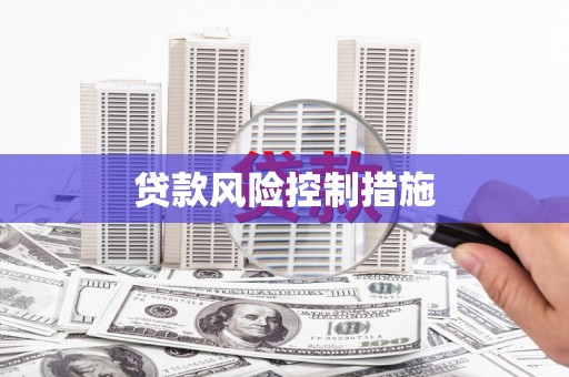 定襄贷款风险控制措施